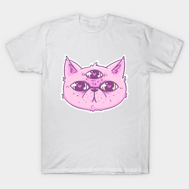 Disgruntled cat T-Shirt by SimonPetrik